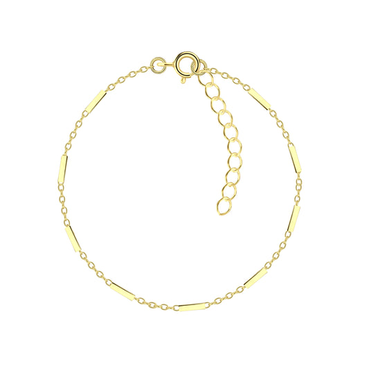 Gold Cable Car Bracelet