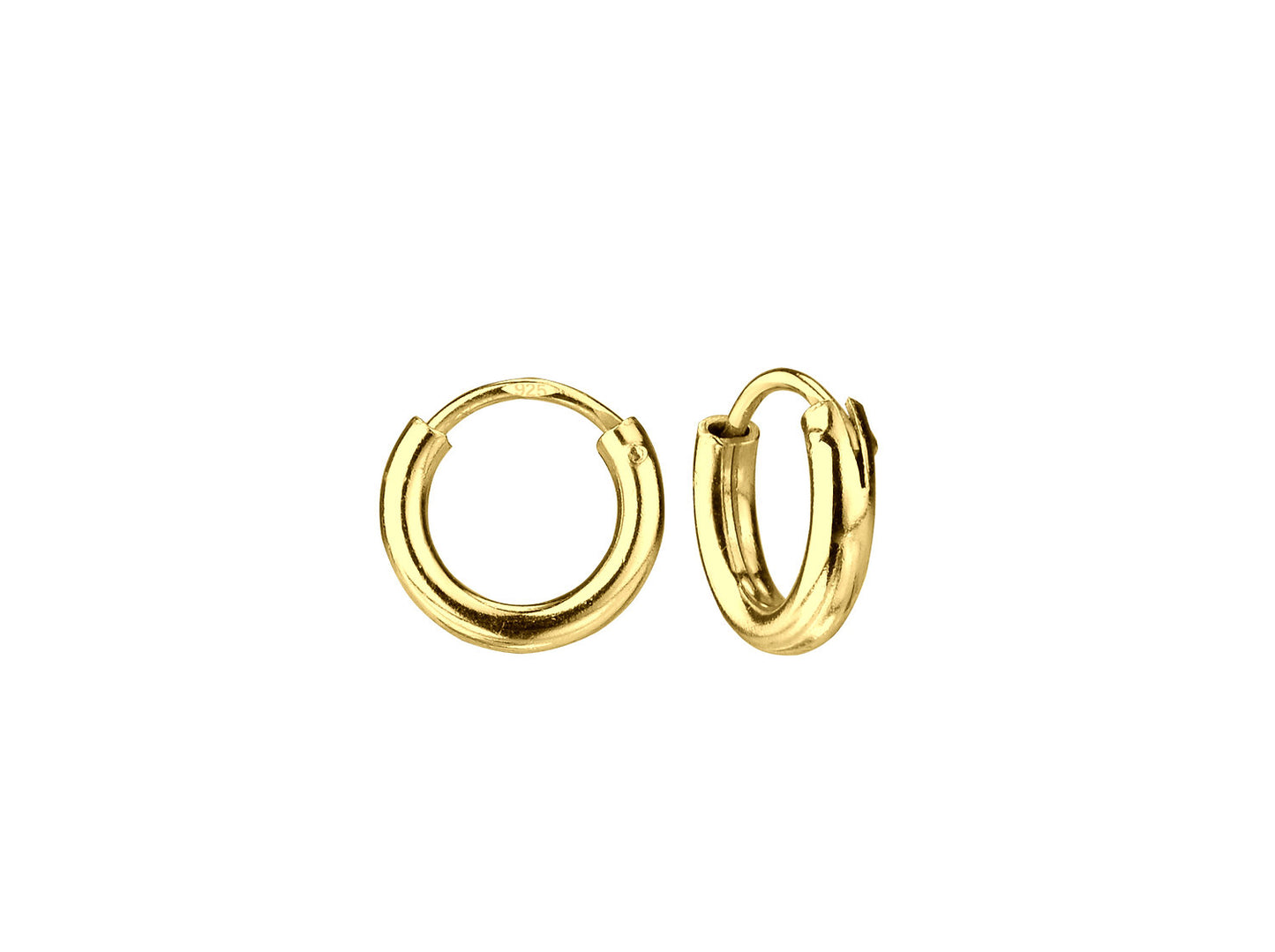 Gold Mini Huggie Hoop Earrings