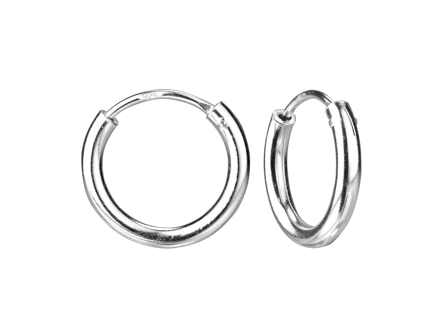 Silver Everyday Small Hoop Earrings