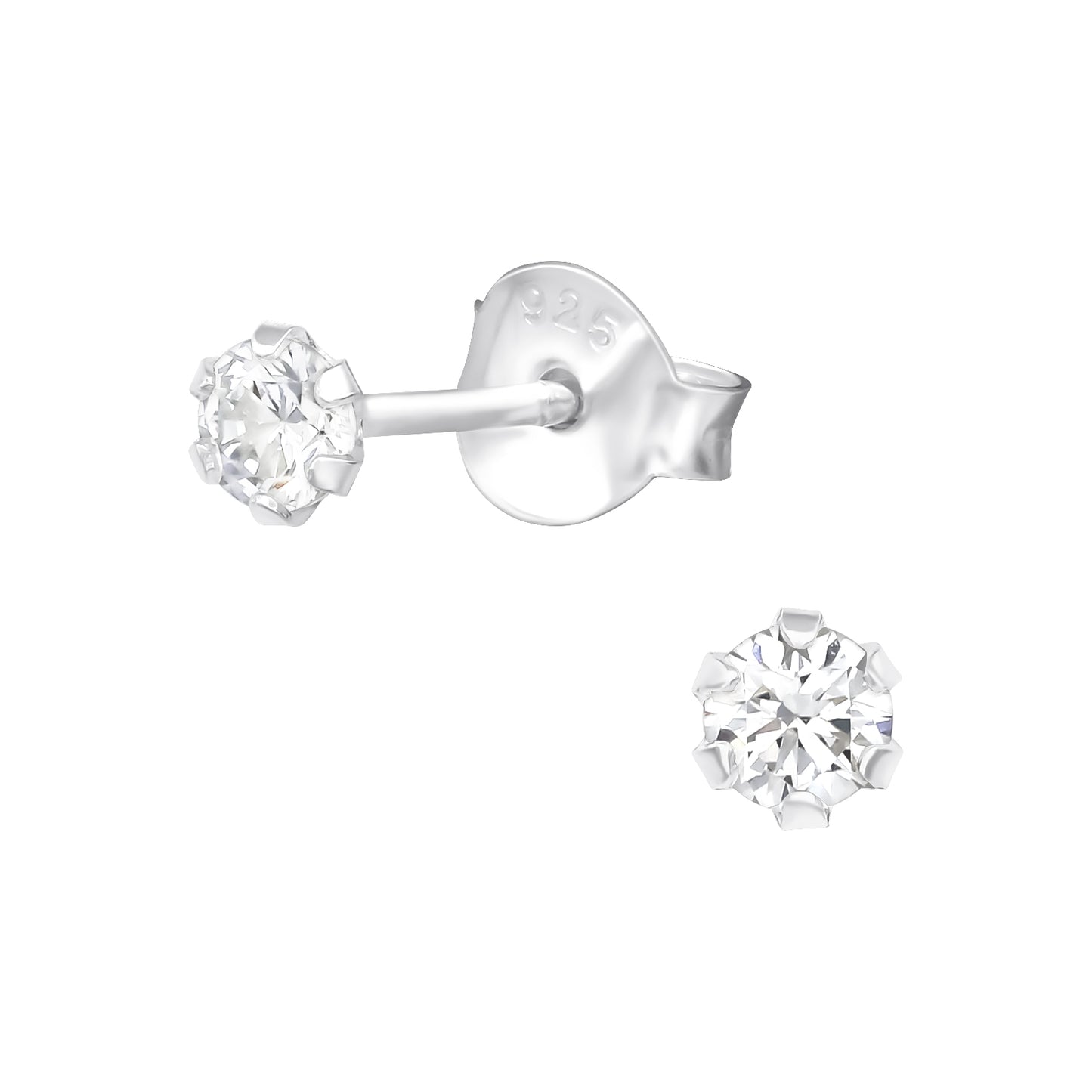 Silver Small Studs